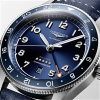 Orologio Longines Uomo Spirit Zulu Time in Acciaio L38124932 - L38124932